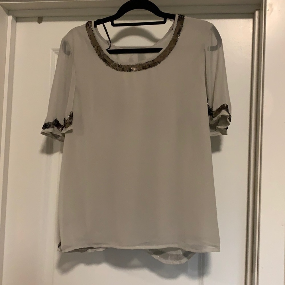 BKE boutique sequin top - NWT